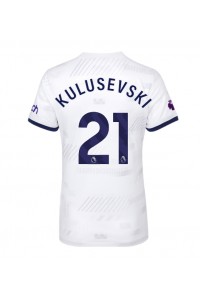 Fotbalové Dres Tottenham Hotspur Dejan Kulusevski #21 Dámské Domácí Oblečení 2023-24 Krátký Rukáv